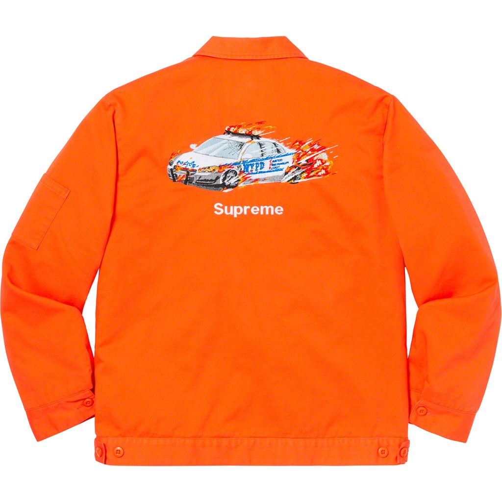 supreme-19aw-19fw-fall-winter-cop-car-embroidered-work-jacket