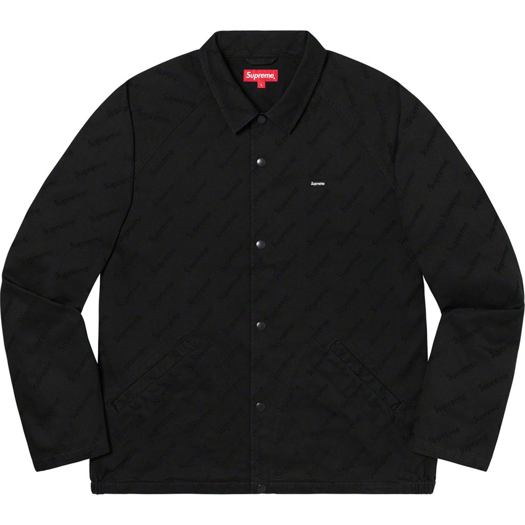 supreme-19aw-19fw-fall-winter-snap-front-jacquard-logos-twill-jacket