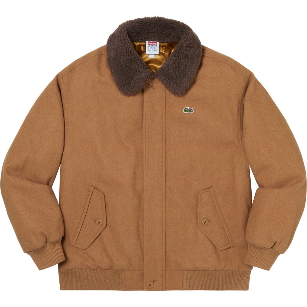 supreme-lacoste-19aw-19fw-collaboration-release-20190928-week5-wool-bomber-jacket