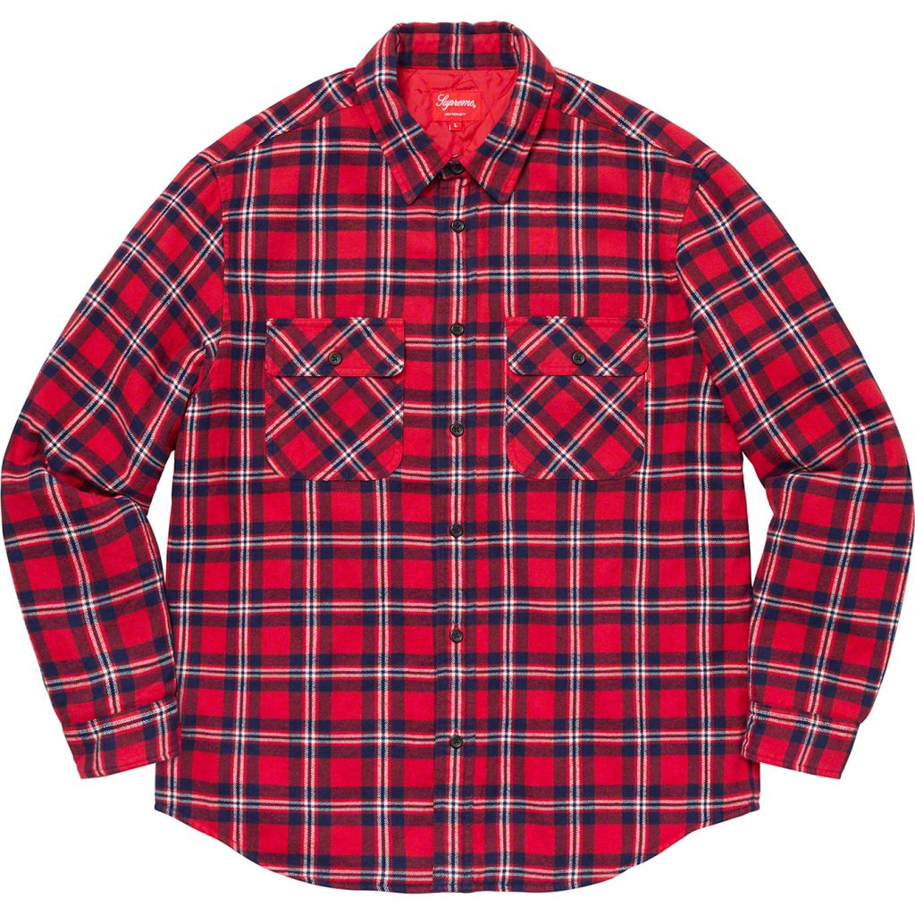 supreme-19aw-19fw-fall-winter-arc-logo-quilted-flannel-shirt