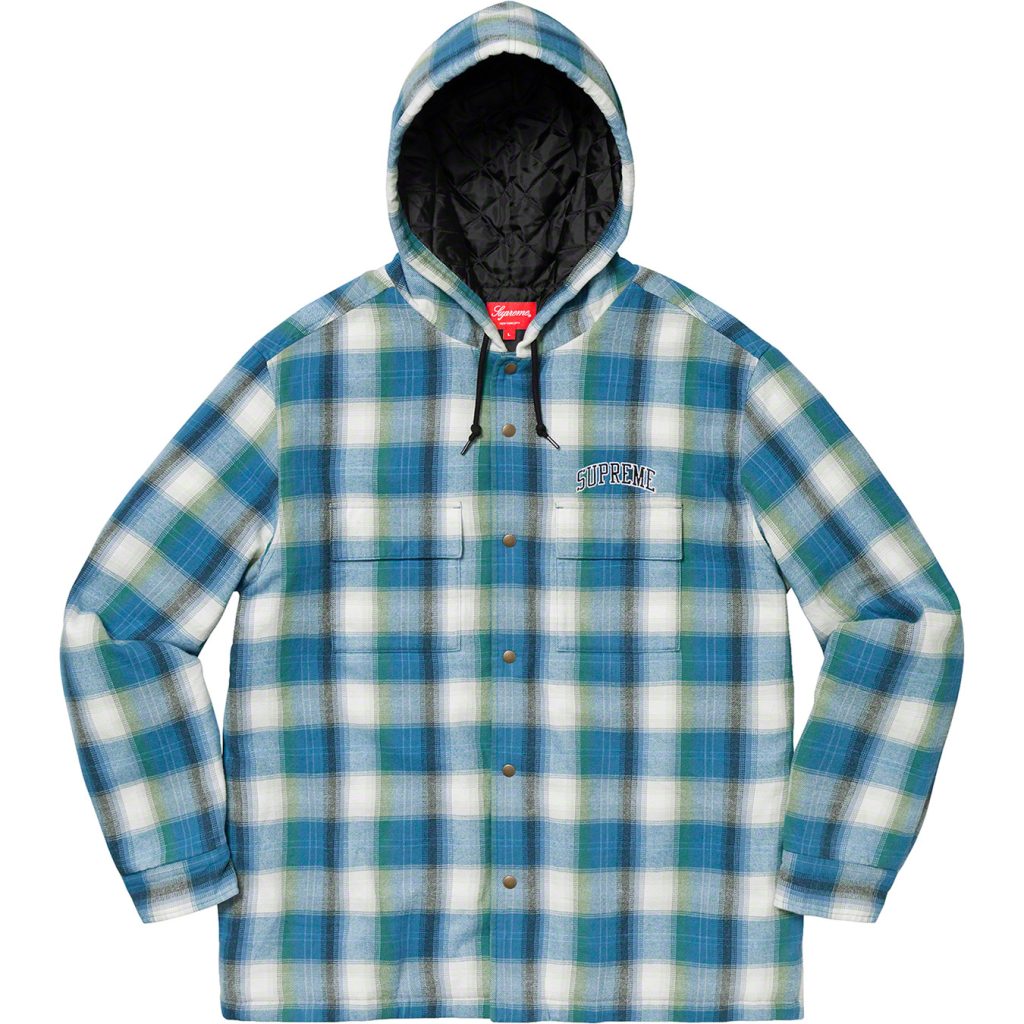 supreme-19aw-19fw-fall-winter-quilted-hooded-plaid-shirt