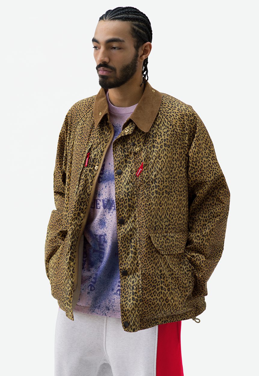 supreme-20ss-spring-summer-barbour-lightweight-waxed-cotton-field-jacket