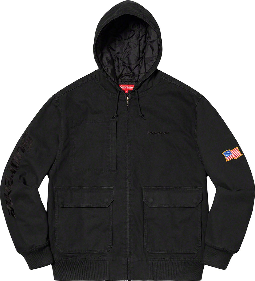 supreme-20ss-spring-summer-canvas-hooded-work-jacket