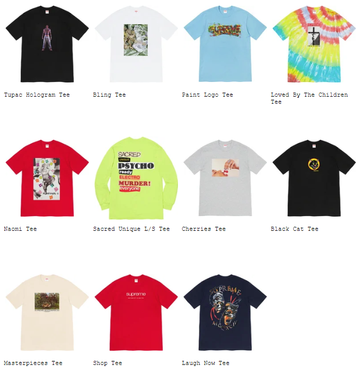 supreme-20ss-spring-summer-collection-t-shirts