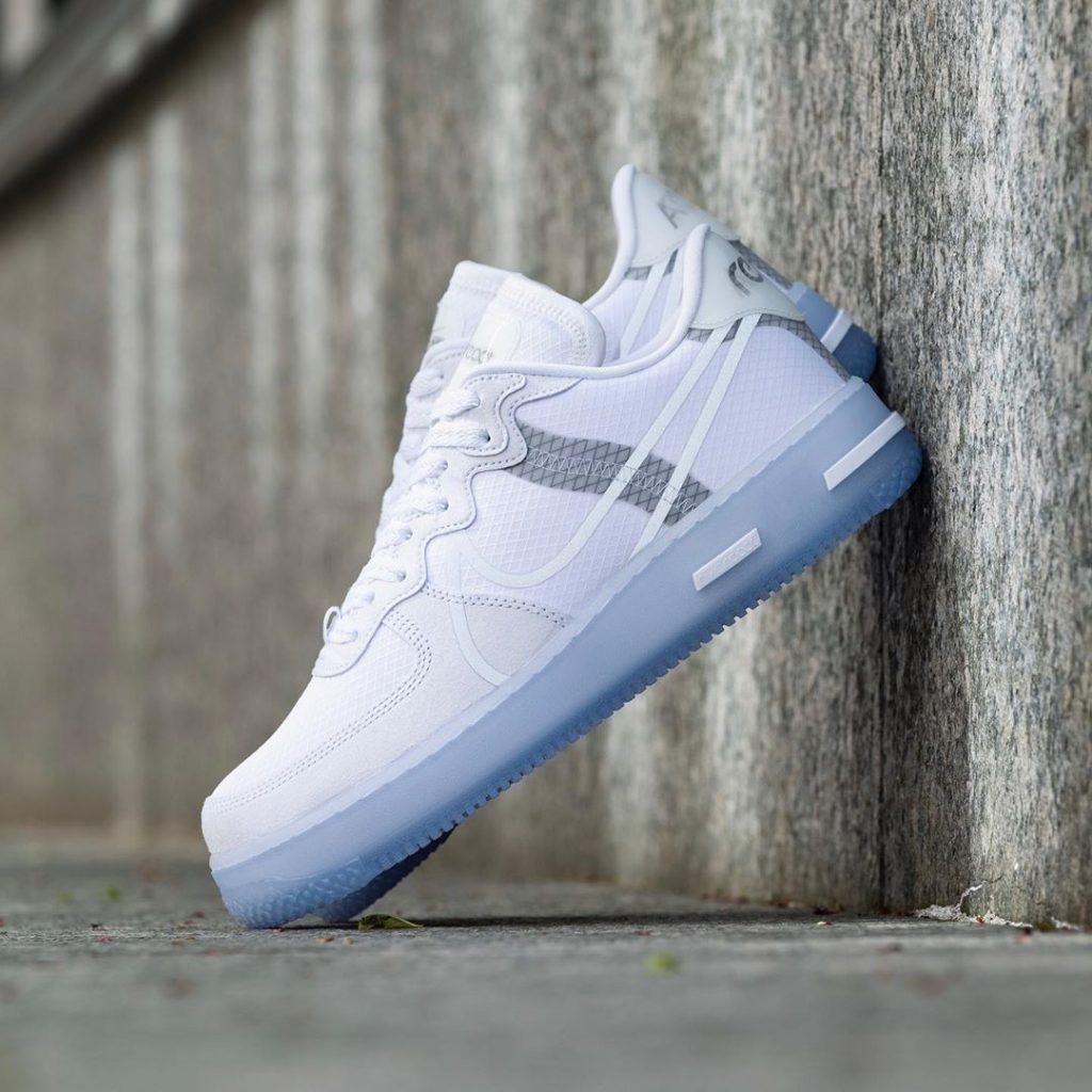 air force 1 react white light