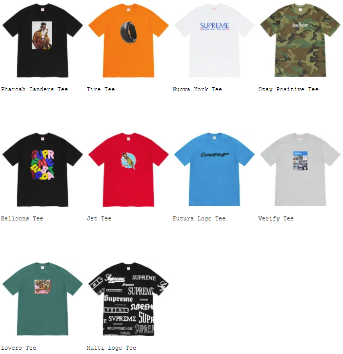 新品　supreme Tシャツ