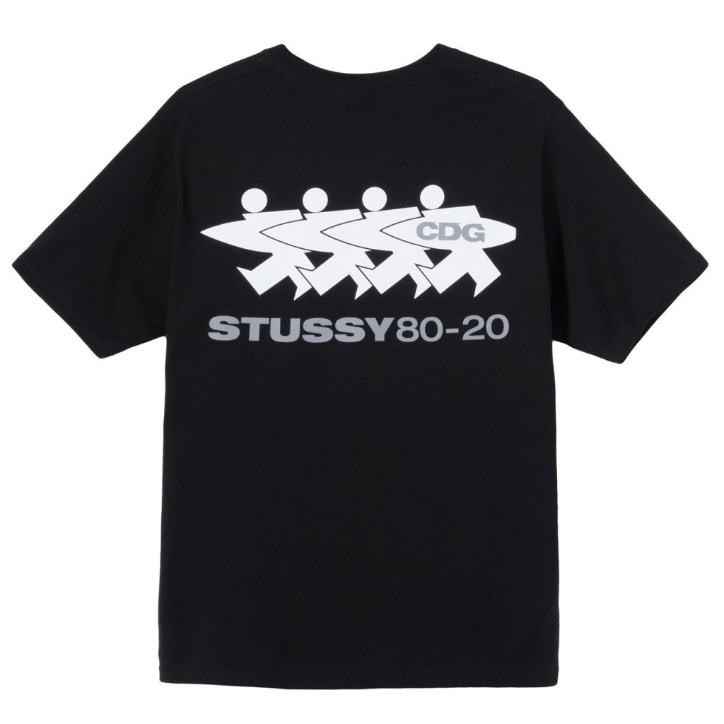 STUSSY CDGステューシー40周年限定腕章刺繍野球ウェア男女兼用-