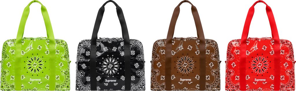 supreme-21ss-spring-summer-bandana-tarp-large-duffle-bag