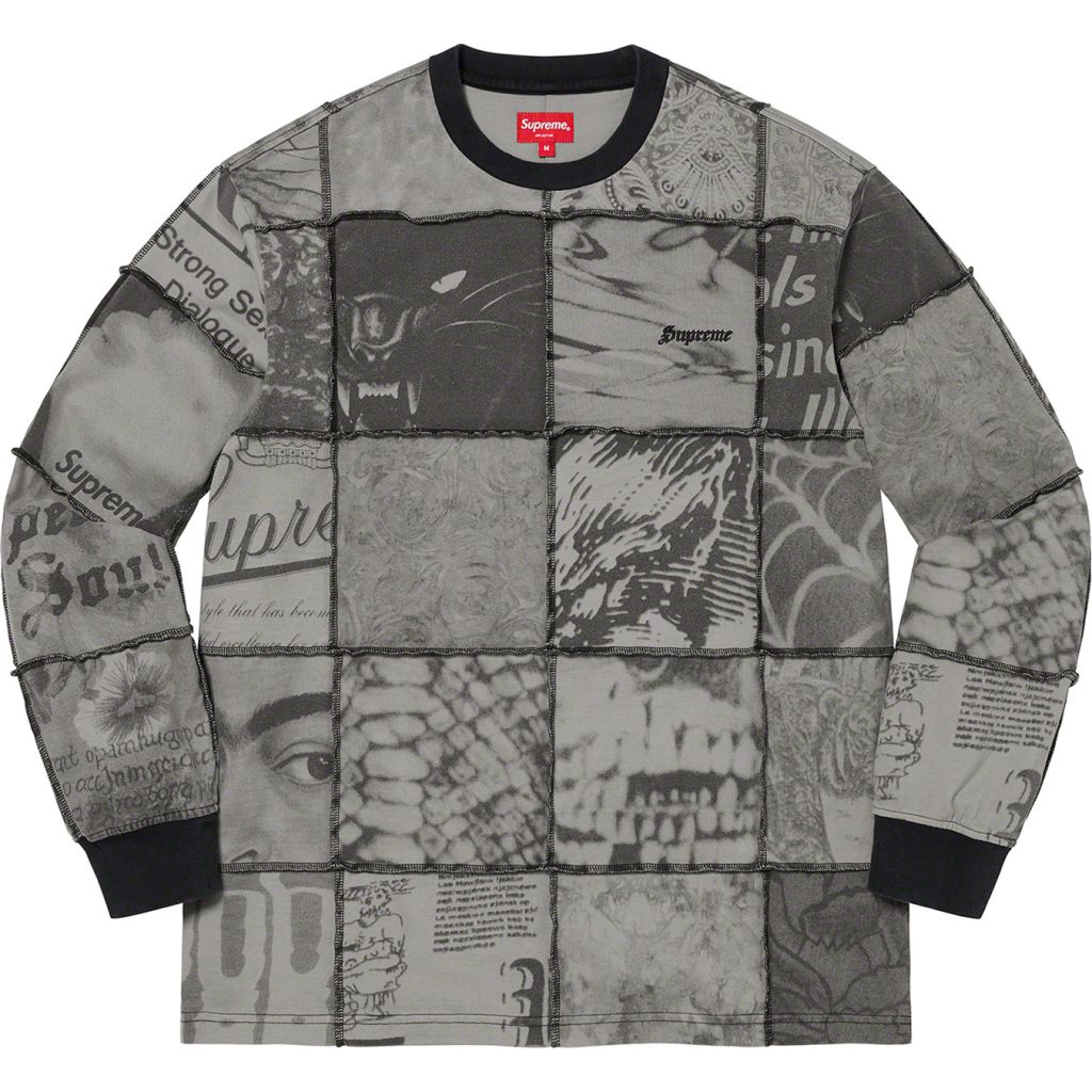 supreme-21ss-spring-summer-mosaic-patchwork-l-s-top