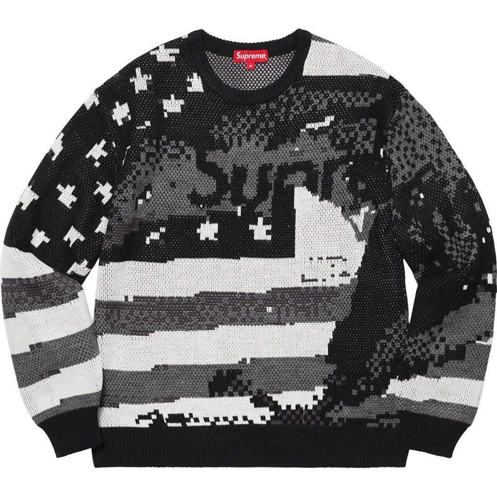 supreme-21ss-spring-summer-digital-flag-sweater