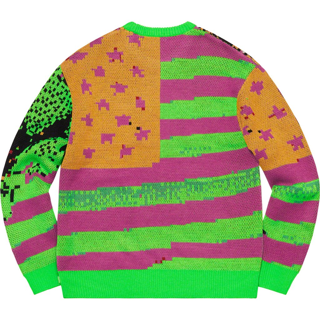 supreme-21ss-spring-summer-digital-flag-sweater