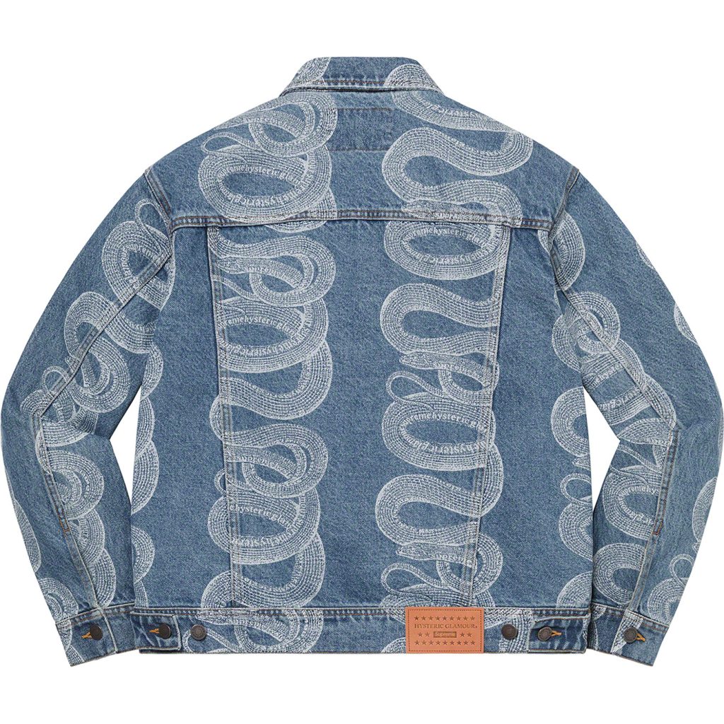 supreme-hysteric-glamour-21ss-collaboration-collection-release-20210320-week4-snake-denim-trucker-jacket