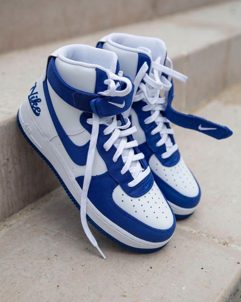 NIKE AIR FORCE 1 HIGH EMB LA DODGERSã4/29ã«å½åçºå£²äºå®ãç´ãªã³ã¯æãã | God Meets Fashion