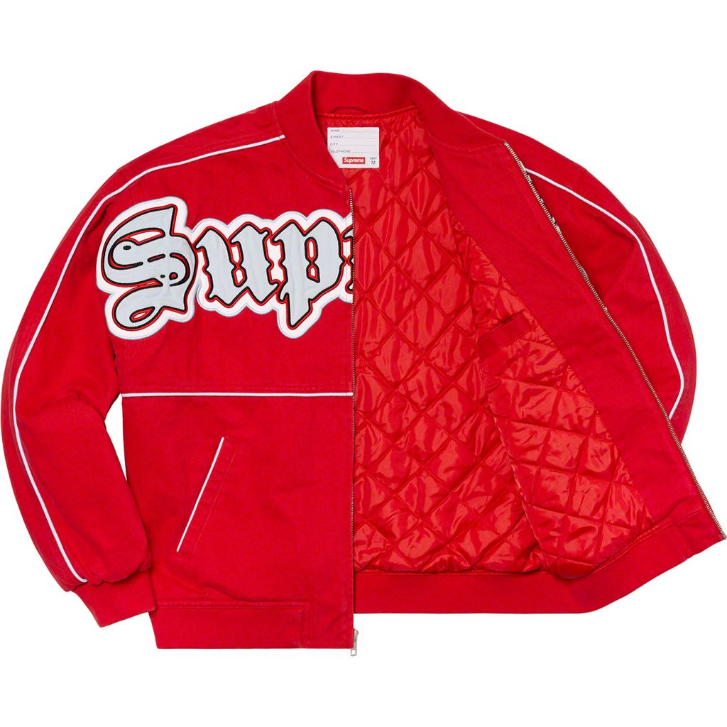 supreme-21ss-spring-summer-twill-old-english-varsity-jacket