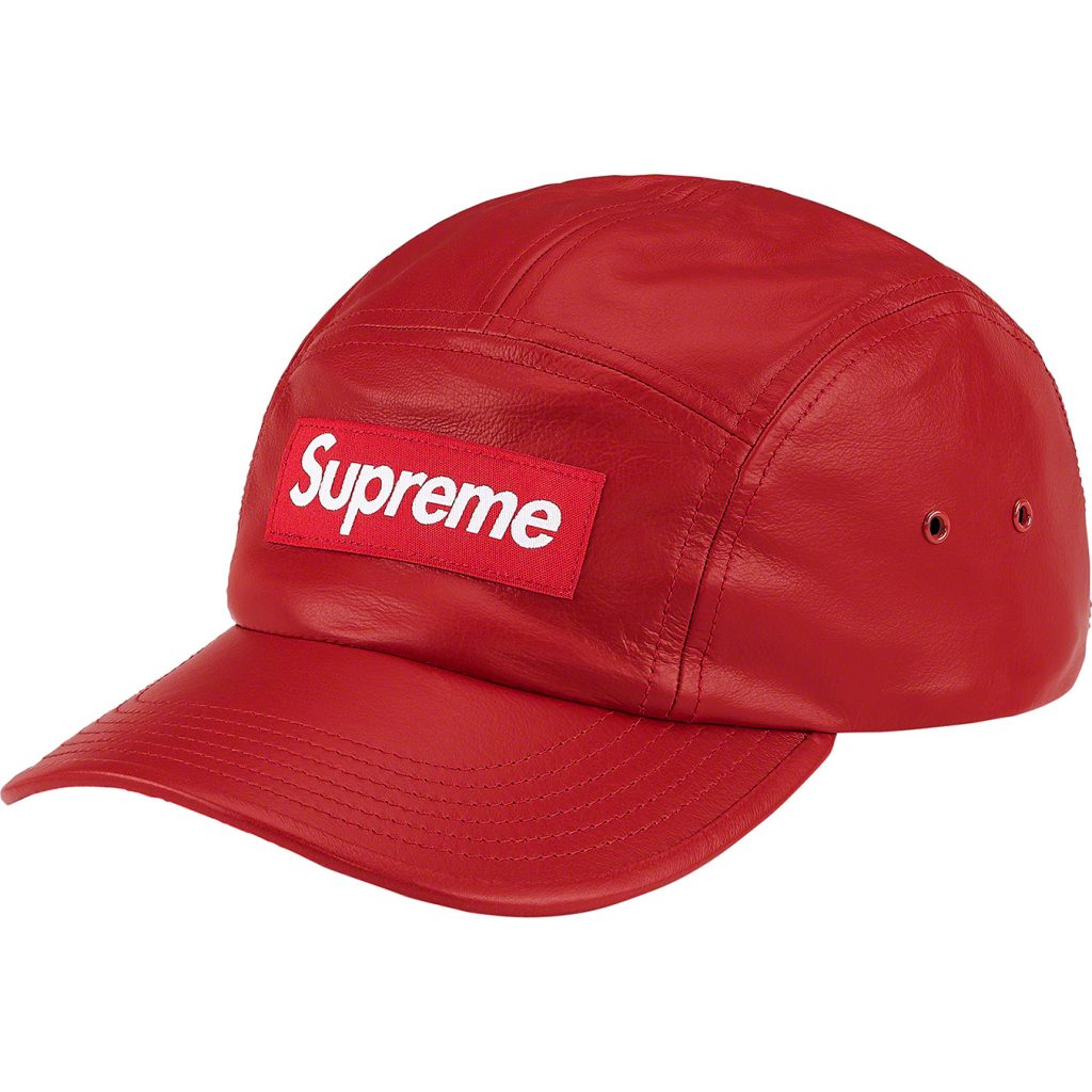 supreme-21ss-spring-summer-leather-camp-cap