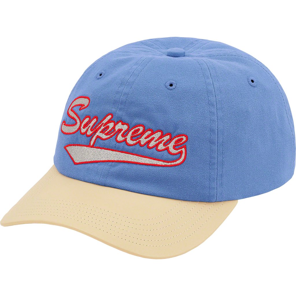supreme-21ss-spring-summer-leather-visor-6-panel