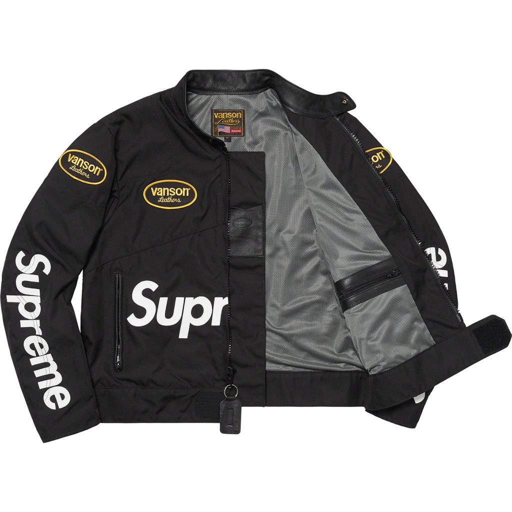 supreme-21ss-spring-summer-supreme-vanson-leathers-cordura-jacket