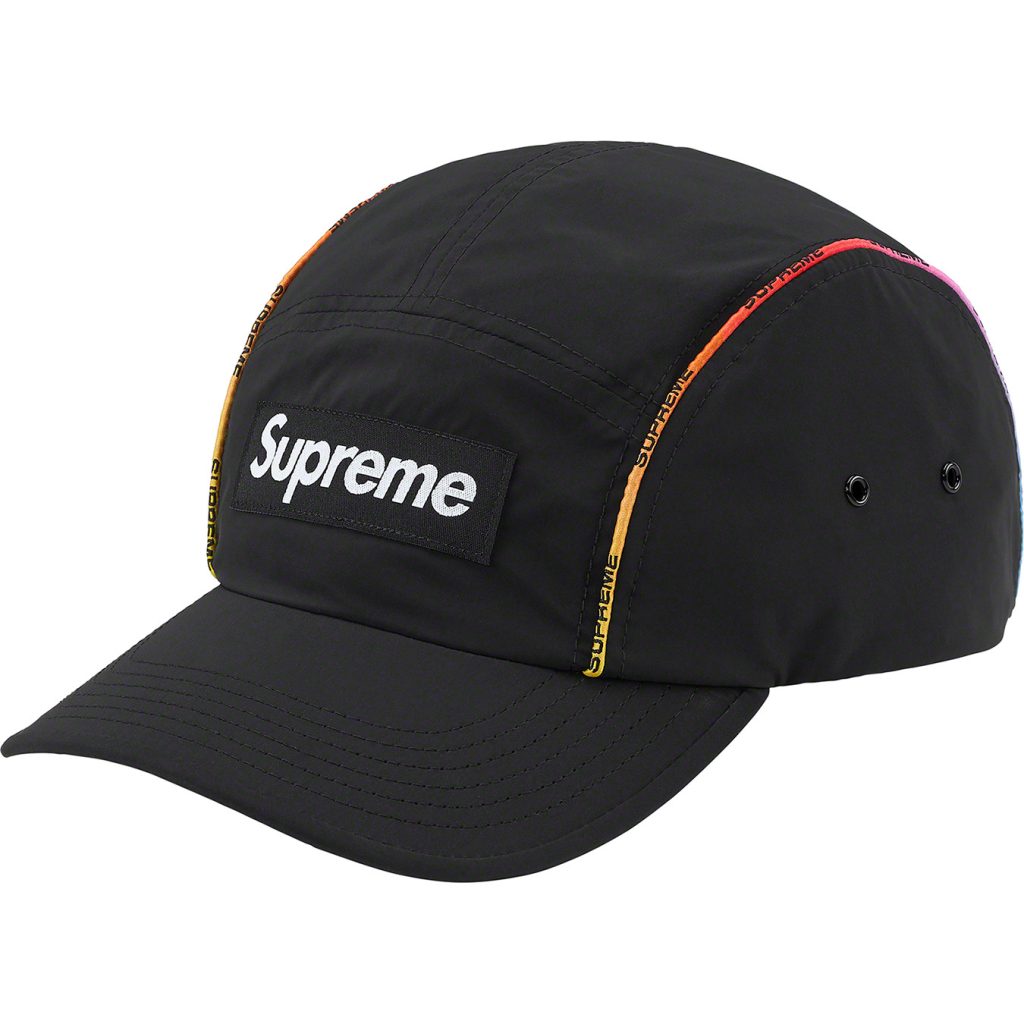 supreme-21ss-spring-summer-gradient-piping-camp-cap