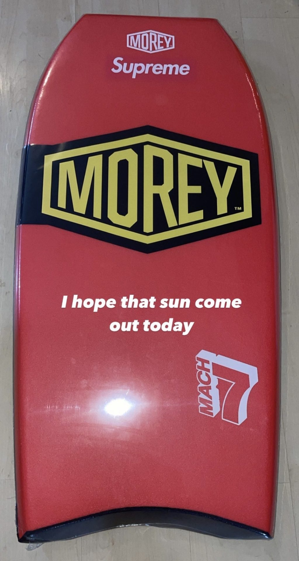 supreme-21ss-spring-summer-supreme-morey-mach-7-bodyboard