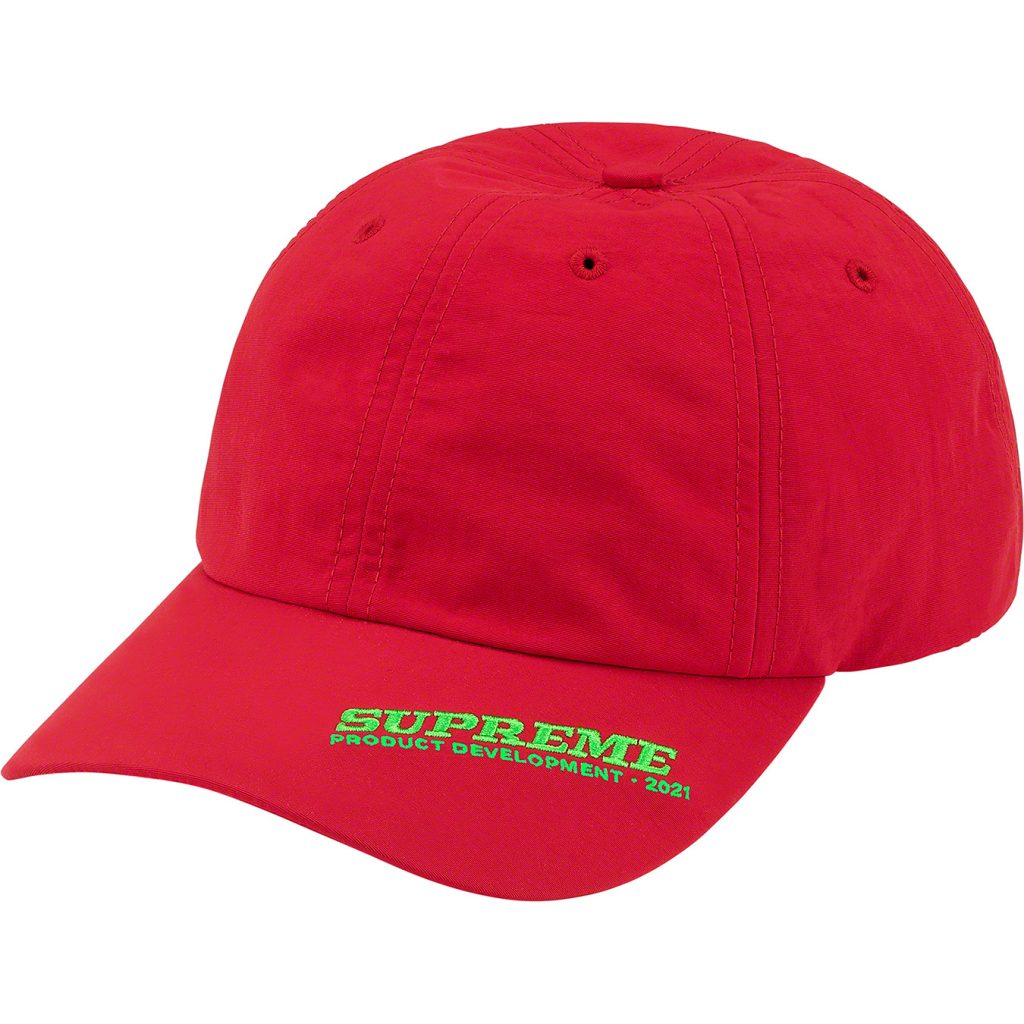 supreme-21ss-spring-summer-visor-logo-6-panel