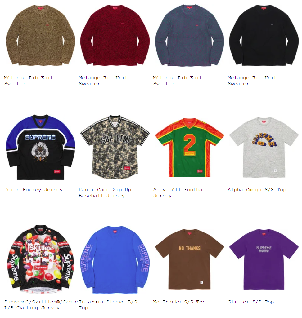 supreme-21aw-21fw-fall-winter-tops-sweaters