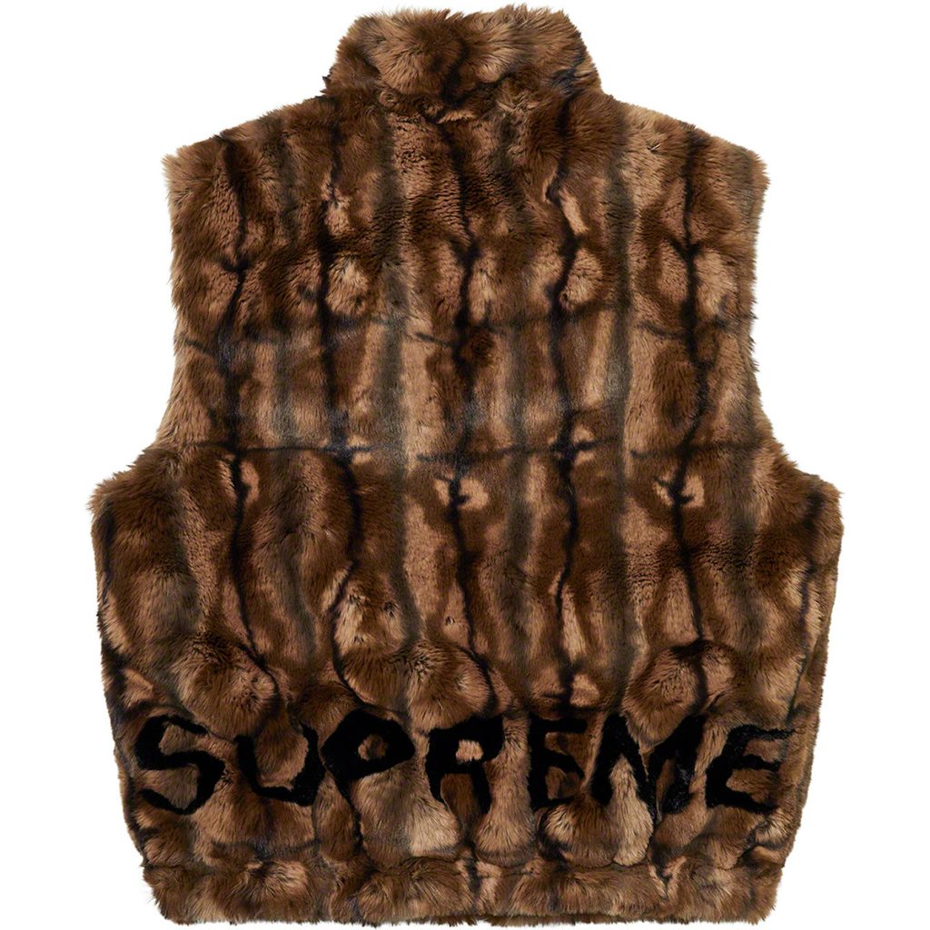 supreme-21aw-21fw-faux-fur-hooded-vest
