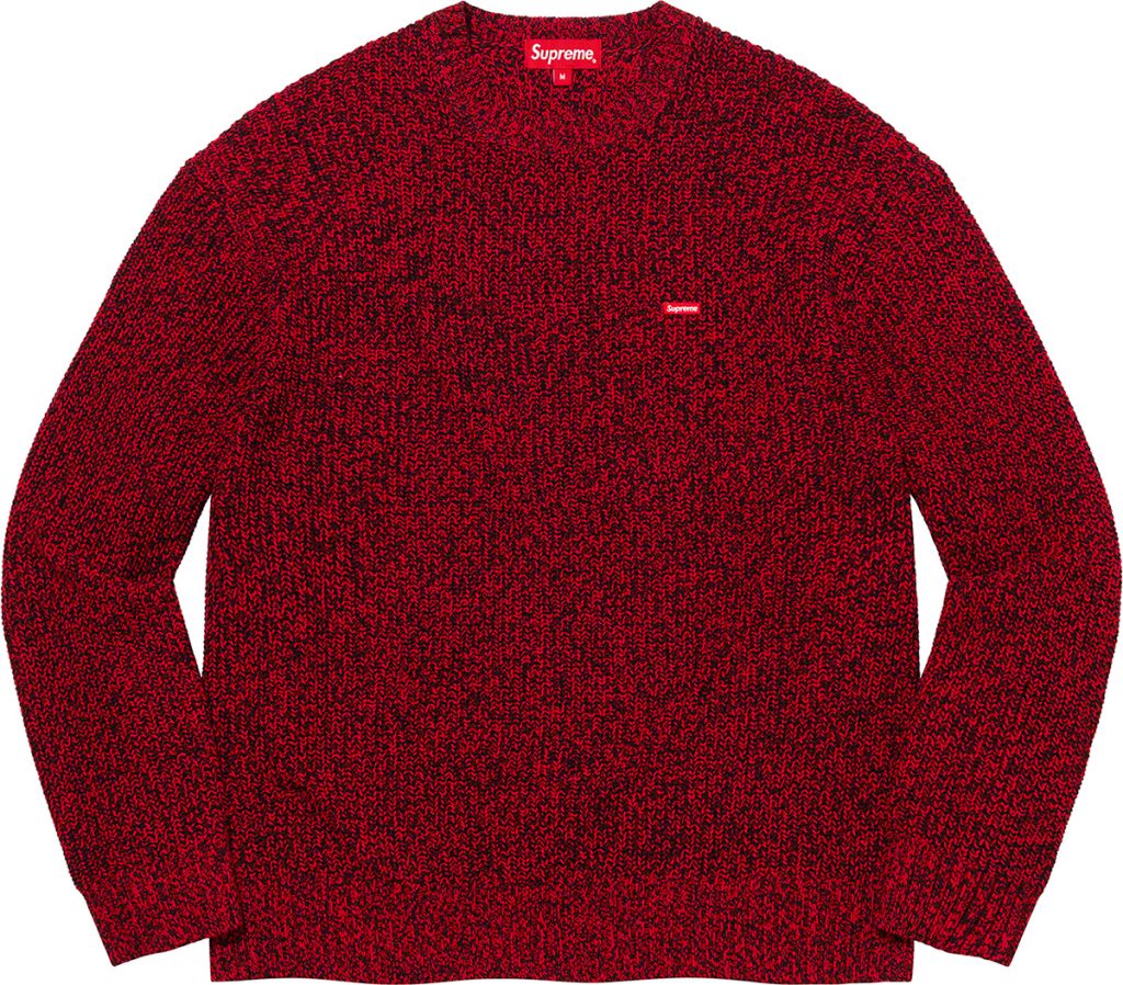 supreme-21aw-21fw-melange-rib-knit-sweater