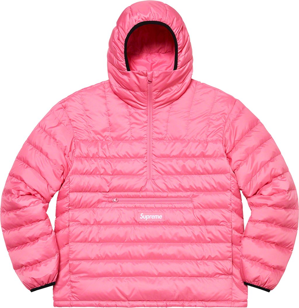 supreme-21aw-21fw-micro-down-half-zip-hooded-pullover
