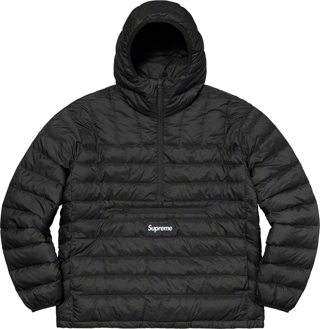 supreme-21aw-21fw-micro-down-half-zip-hooded-pullover