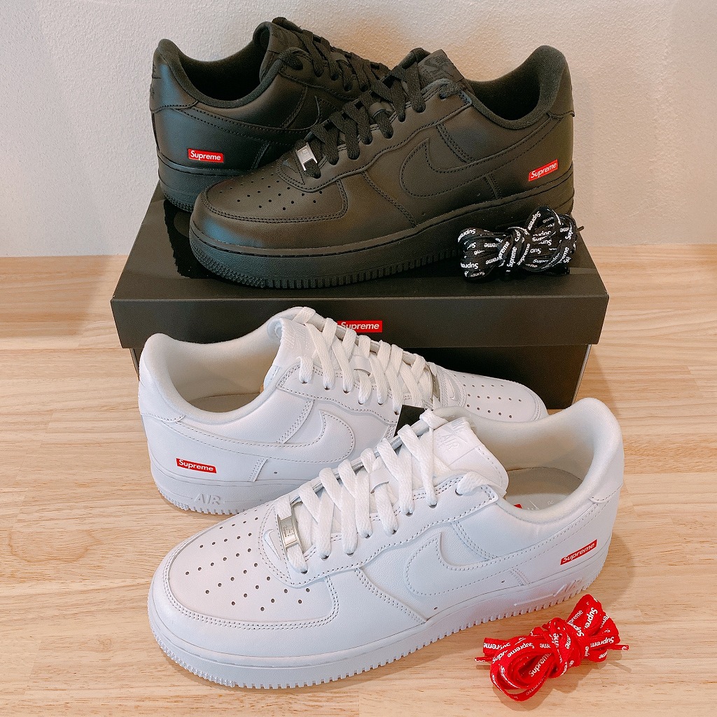 Supreme × NIKE AIR FORCE 1 LOW WHITE & BLACKの所有者レビュー【購入