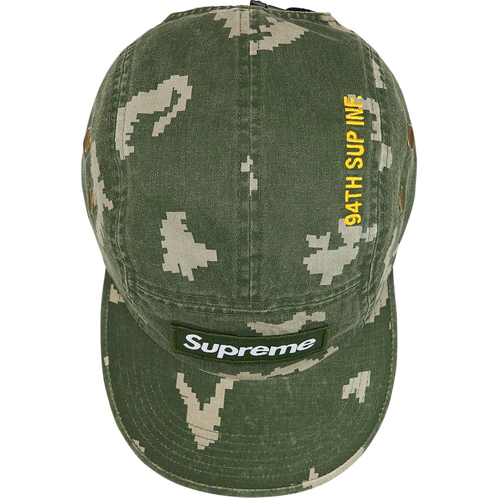 supreme-21aw-21fw-military-camp-cap