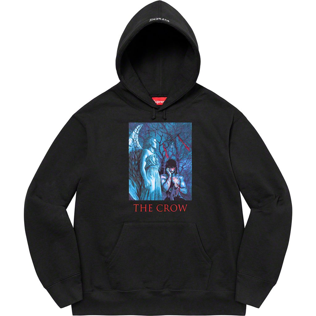 supreme-the-crow-21aw-21fw-collaboration-release-20210918-week4-hooded-sweatshirt