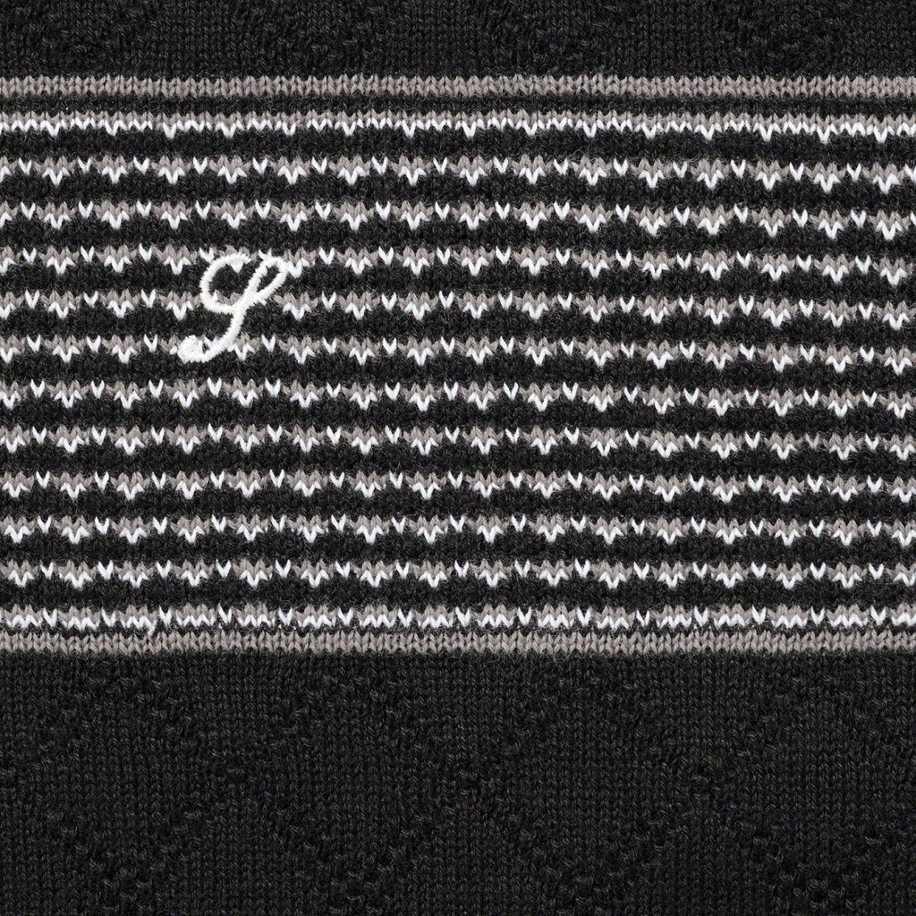 supreme-21aw-21fw-knit-stripe-l-s-polo