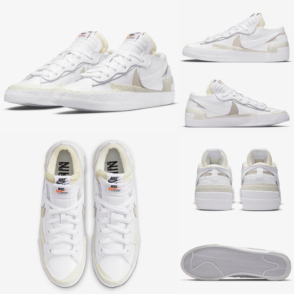 28 sacai Nike Blazer Low White ブレザー ホワイト