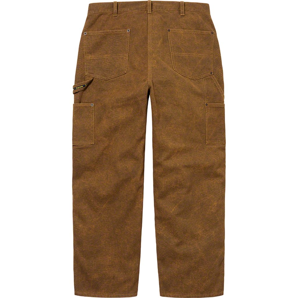 supreme-21aw-21fw-canvas-double-knee-painter-pant