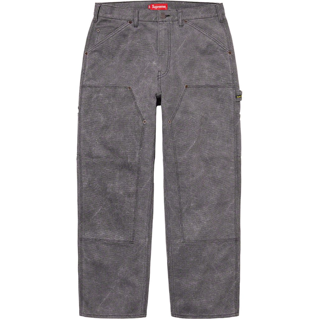 supreme-21aw-21fw-canvas-double-knee-painter-pant