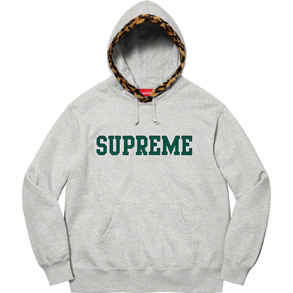 supreme-21aw-21fw-leopard-trim-hooded-sweatshirt