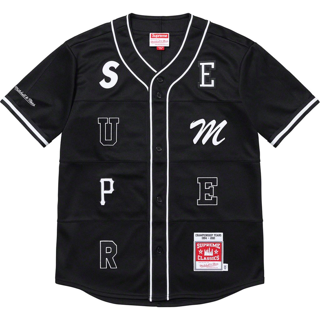 supreme-21aw-21fw-supreme-mitchell-ness-patchwork-baseball-jersey