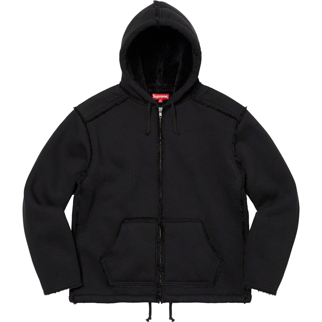 supreme-21aw-21fw-faux-shearling-hooded-jacket