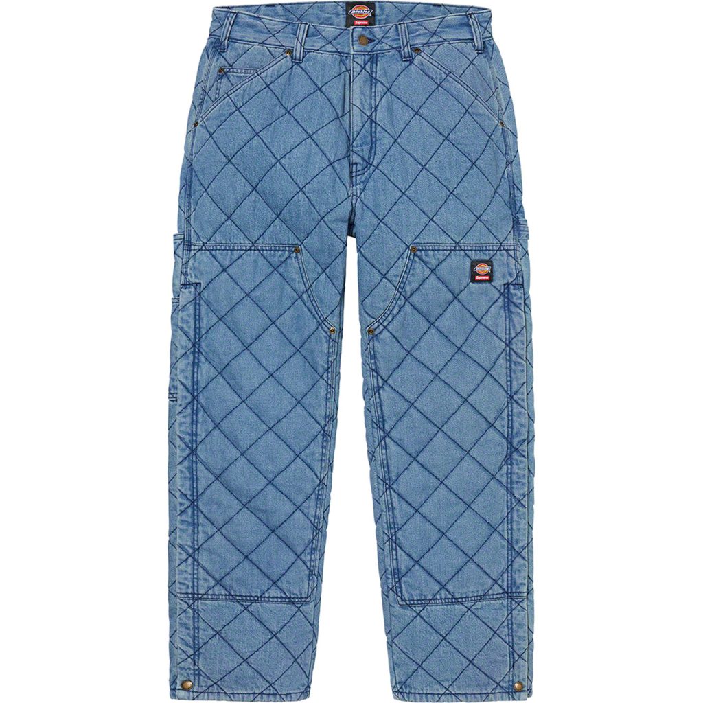 supreme-dickies-21aw-21fw-collaboration-release-20211225-week18-quilted-denim-work-pant