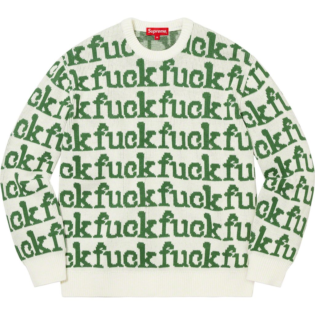 supreme-22ss-fuck-sweater