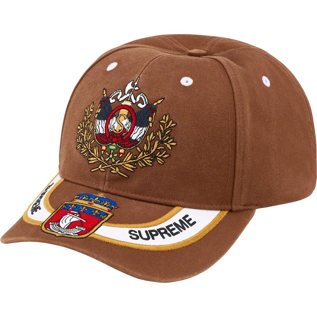 supreme-22ss-spring-summer-crest-6-panel