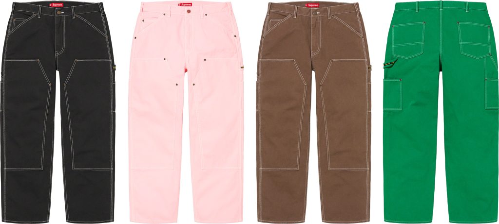 supreme-22ss-spring-summer-double-knee-canvas-painter-pant