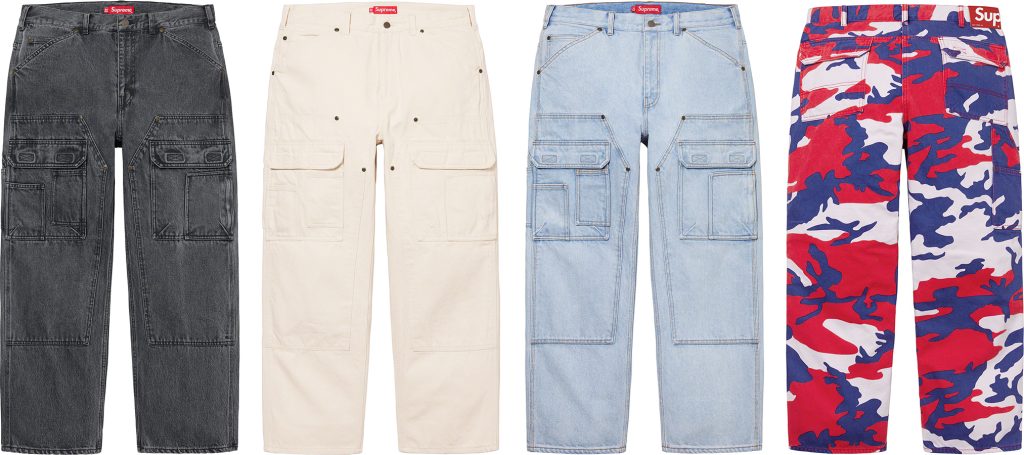 supreme-22ss-spring-summer-double-knee-denim-utility-pant