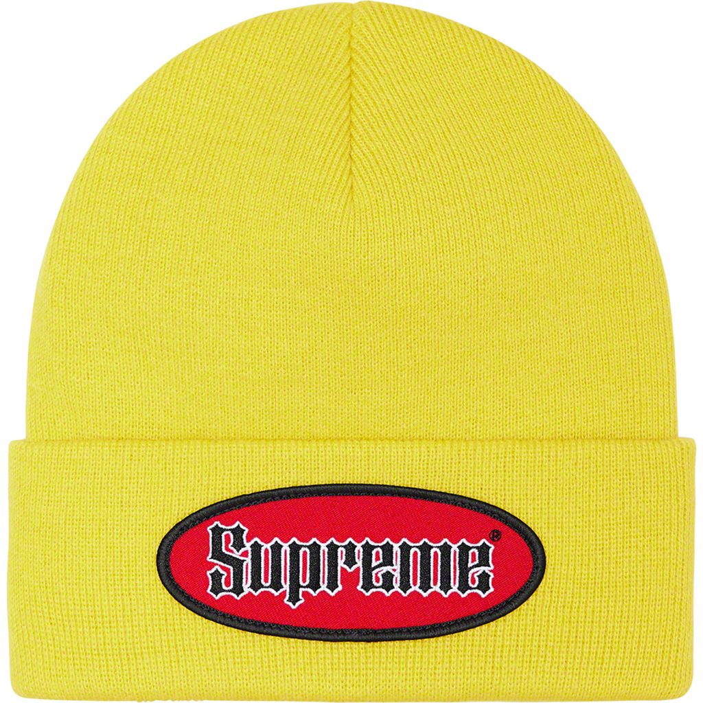 supreme-22ss-spring-summer-oval-patch-beanie