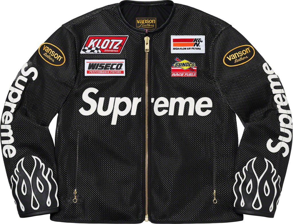 supreme-22ss-spring-summer-supreme-vanson-leathers-cordura-mesh-jacket