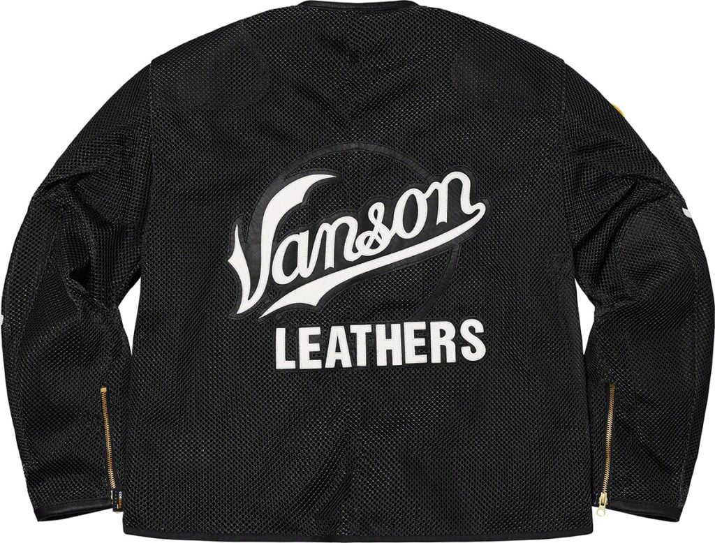 supreme-22ss-spring-summer-supreme-vanson-leathers-cordura-mesh-jacket