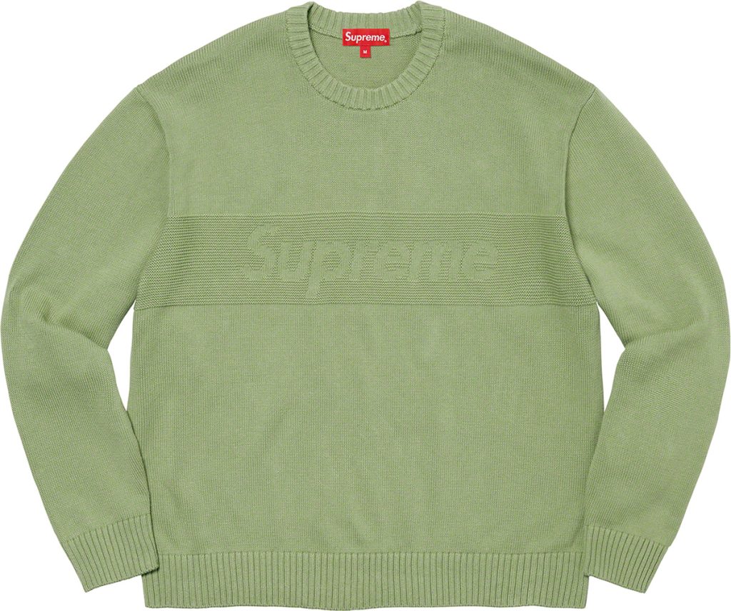 supreme-22ss-spring-summer-tonal-paneled-sweater