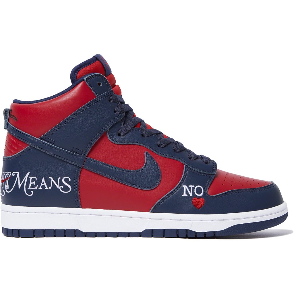 Supreme × NIKE SB DUNK HIGH BY ANY MEANS 3カラーが3月5日 Week2に 