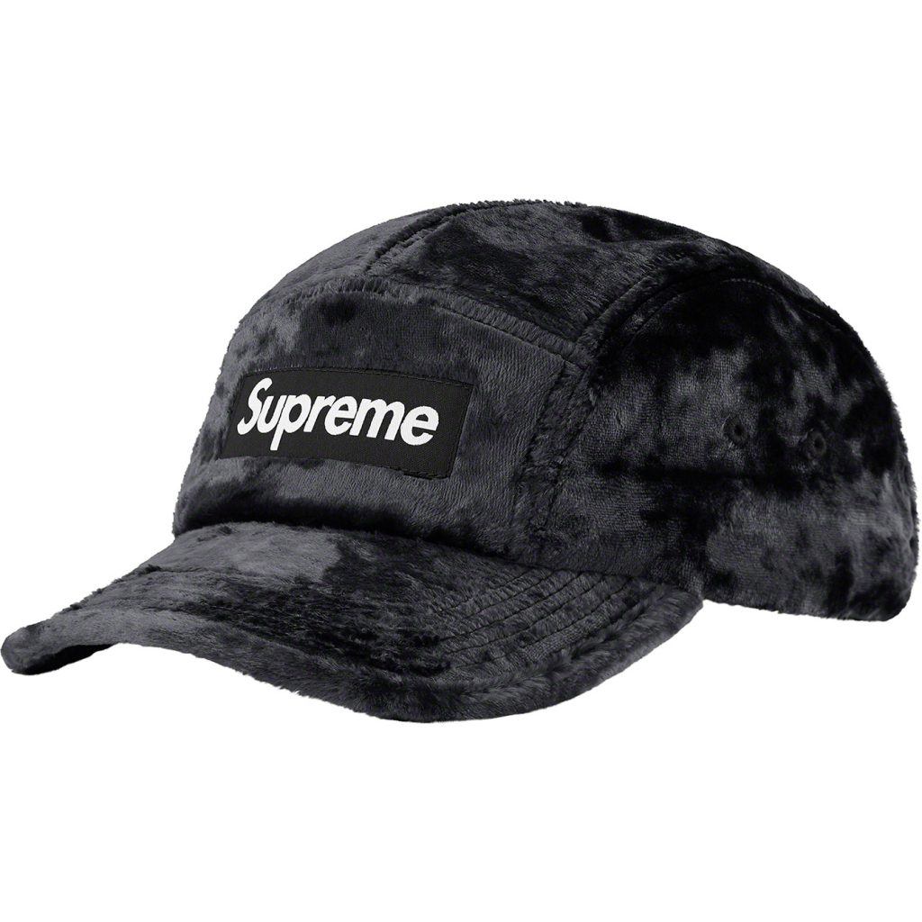 supreme-22ss-crushed-velvet-camp-cap